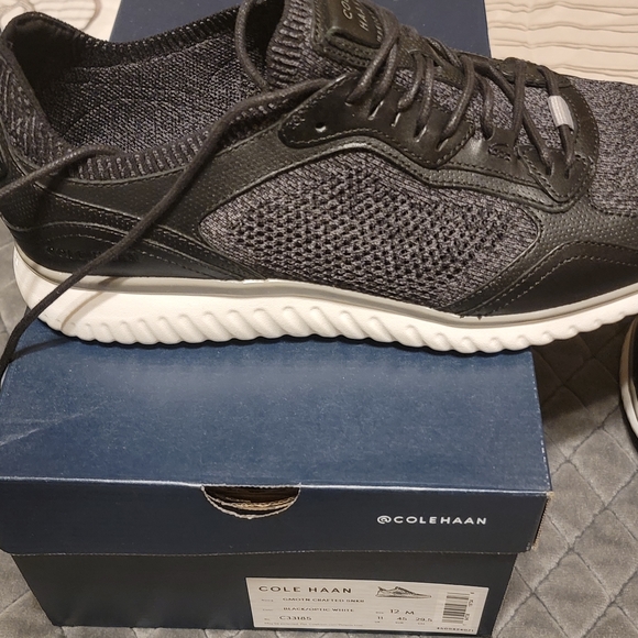 Cole Hane black optic shoes, size 12 - Picture 6 of 7